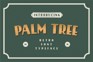 Palm Tree Font Download