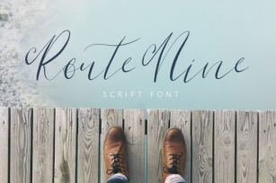Rout Nine Script Font Download