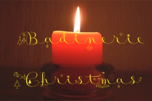 Badinerie Christmas Font Download