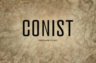 Conist Font Download