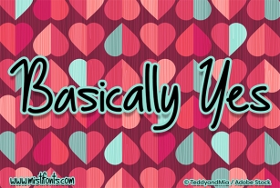 Basically Yes Font Download