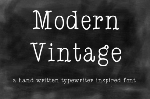 Modern Vintage Font Download