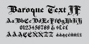 Baroque Text JF Font Download