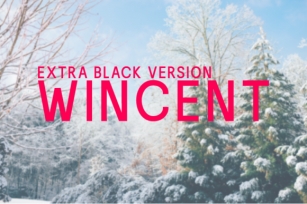 Wincent Extra Black Font Download