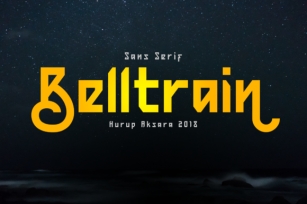 Belltrain Font Download
