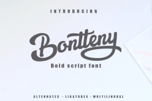 Bontteny Font Download