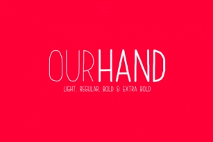 Our Hand Family Font Download