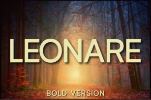 Leonare Bold Font Download
