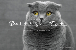 British Cat Font Download