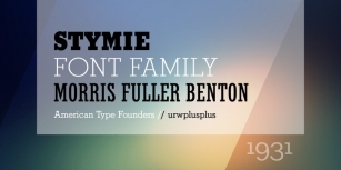 Stymie Font Download