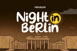 Night in Berlin Font Download