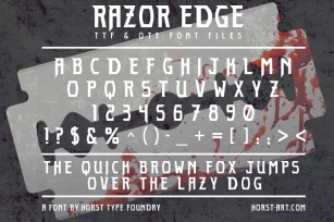 Razor Edge Font Download
