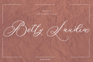 Betty Laudia Font Download