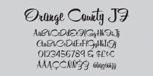 Orange County JF Font Download