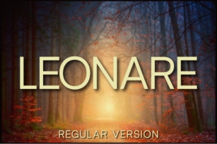 Leonare Regular Font Download