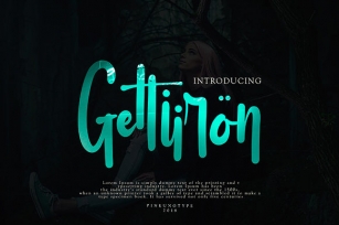 Gettiiron Font Download