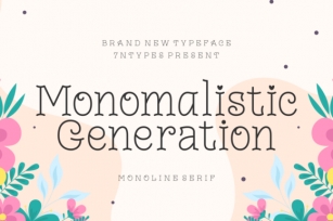 Monomalistic Generation Font Download