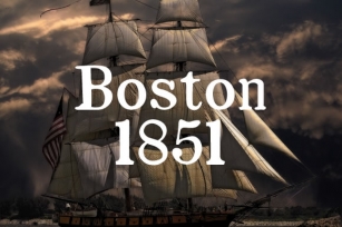 Boston 1851 Font Download