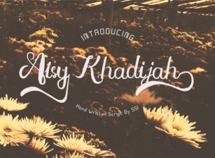 Aisy Khadijah Font Download