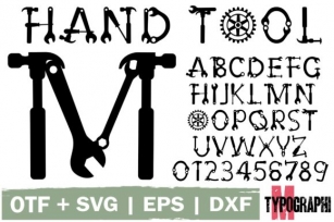 Hand Tool Font Download