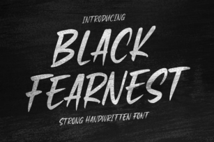 Black Fearnest Font Download