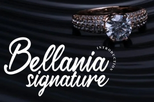 Bellania Signature Font Download