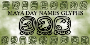 Maya Day Names Font Download