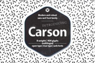 Carson Font Download