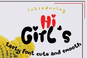Hi Girl's Font Download