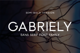 Gabriely Semi Bold Font Download