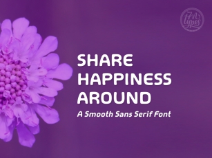 Share Happiness Around Font Download