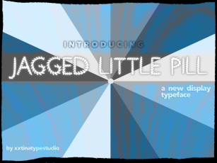Jagged Little Pill Font Download