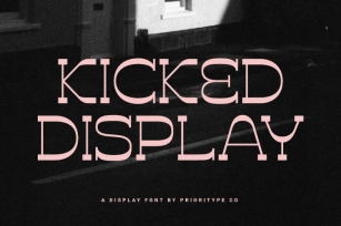 Kicked Display Font Download