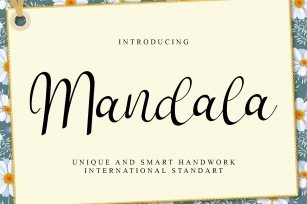 Mandala script Font Download
