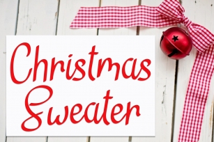 Christmas Sweater Reguler Font Download