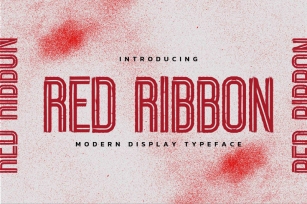 Red Ribbon Font Download
