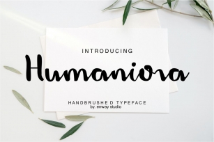 Humaniora Brush Font Download