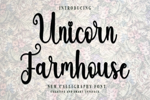 Unicorn Farmhouse Font Download