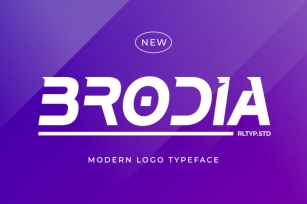 Brodia - Modern Logo Typeface Font Download