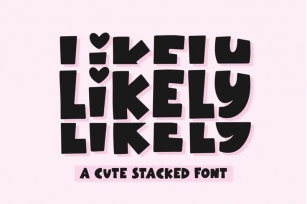 Likely Stacked - Fun Stacked Font Font Download
