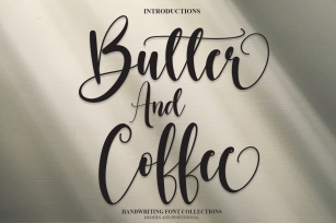Butter And Coffee Font Download