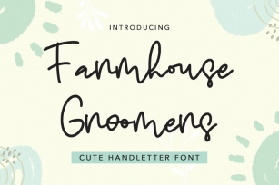 Farmhouse Groomers Font Download