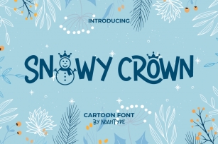 Snowy Crown Font Download