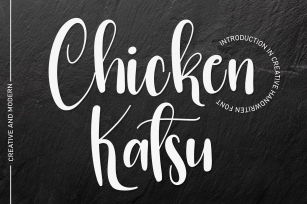 Chicken Katsu Font Download