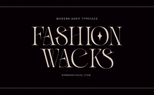 Fashion Wacks Font Download