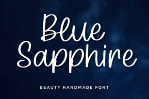 Blue Sapphire Font Download