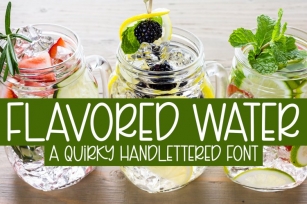 Flavored Water Font Download