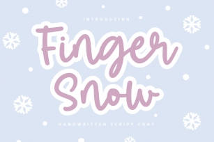 Finger Snow Font Download