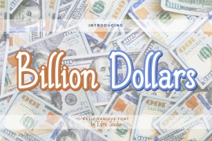 Billion Dollars Font Download