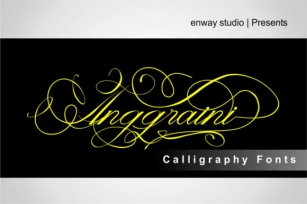 Anggraini Calligraphy Font Download